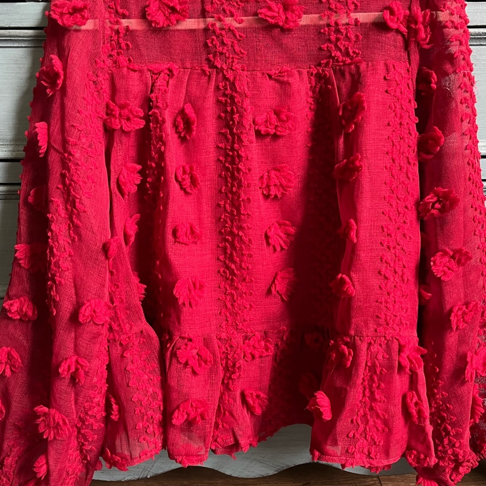 HAILEY & CO ADORABLE RED TOP - Picture 2 of 6